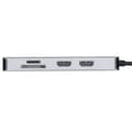 Miniatyrbild 5 av 8: USB-C Universal Dual HDMI 4K-dockningsstation med 100W Power Delivery Pass-Thru