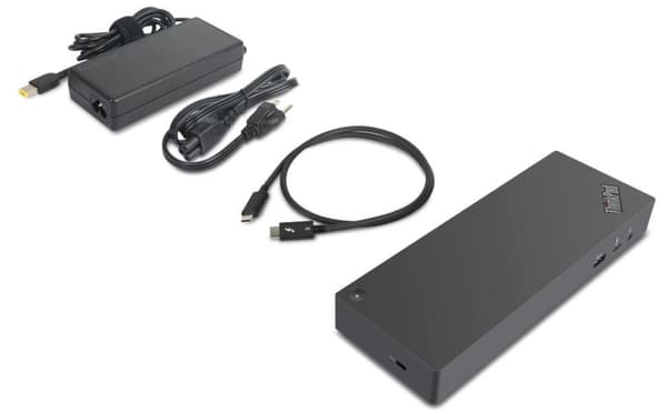 Lenovo 40AN0135EU Notebook Dock & Port Replicator Wired Thunderbolt 3 Svart, Röd