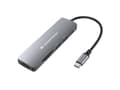 Miniatyrbild 1 av 3: Conceptronic DONN Multifunktionell 6-i-1 USB-adapternav - HDMI - USB-C PD - 1 x USB 3.0 - 1 x USB 2.0 - SD/TF-kortläsare - USB 3.2 Gen 1 (3.1 Gen 1) T