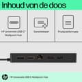 Miniatyrbild 2 av 4: HP Universal USB-C Multiport Hub - dockningsstation - USB-C - HDMI, DP - för Victus by HP Laptop 15, EliteBook 655 G9, ENVY Laptop 16, Pro x360, ProBo