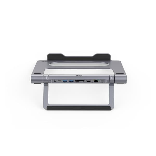 i-tec-metallinen jäähdytyslevy kannettaville (jopa 15,6") USB-C-telakointiasemalla (virransyöttö 100 W) (C31METALDOCKPADPD)