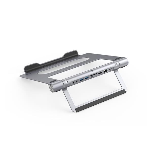 i-tec-metallinen jäähdytyslevy kannettaville (jopa 15,6") USB-C-telakointiasemalla (virransyöttö 100 W) (C31METALDOCKPADPD)