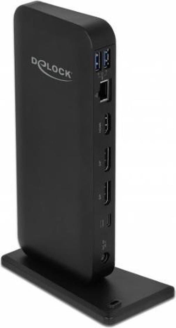DeLOCK 87746 notebook dock & portreplikator Kabelført sort