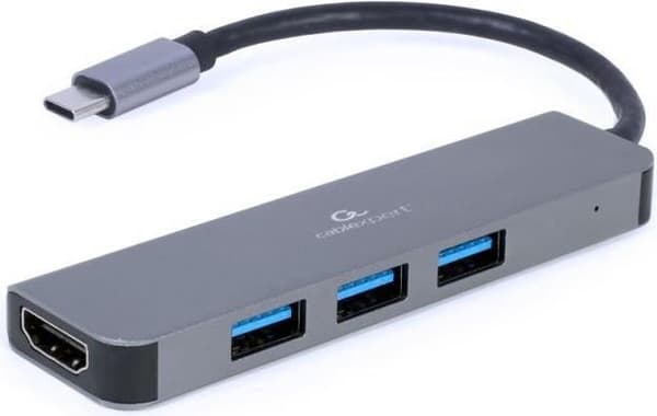 Gembird A-CM-COMBO2-01 - USB 3.2 Gen 1 (3.1 Gen 1) Typ-C - HDMI - USB 3.2 Gen 1 (3.1 Gen 1) Typ-A - USB 3.2 Gen 1 (3.1 Gen 1) Typ-C - 3840 x 2160 pixl