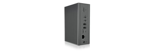 RaidSonic IB-DK2262AC Dockningsstation för bärbar dator och portreplikator Trådbunden USB 3.2 Gen 1 (3.1 Gen 1) Typ-A antracit (IB-DK2262AC)