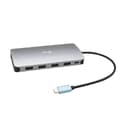 Miniatyrbild 1 av 5: i-tec Metal USB-C Nano 3x Display Dockningsstation + Strömförsörjning 100 W
