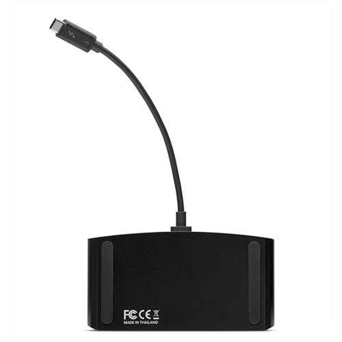 OWC Thunderbolt 3 minitelakka - langallinen - Thunderbolt 3 - 1000 Mbps - musta - 40 Gbps - alumiini (OWCTB3MDK5P)