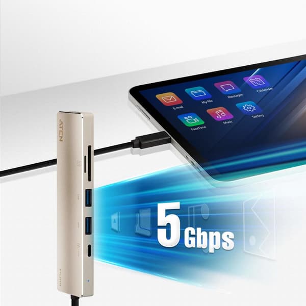 ATEN UH3239 - Mini Dock - USB-C 3.2 Gen 1 / Thunderbolt 3 - HDMI