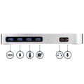 Miniatyrbild 5 av 8: StarTech.com Hybrid Dual 4K USB-C dockningsstation med 6x USB 3.0-portar USB-A-kompatibel