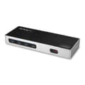 Miniatyrbild 1 av 8: StarTech.com Hybrid Dual 4K USB-C dockningsstation med 6x USB 3.0-portar USB-A-kompatibel