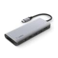 Miniatyrbillede 2 af 6: Belkin AVC009btSGY - USB 3.2 Gen 1 (3.1 Gen 1) Type-C - 3,5 mm - HDMI - USB 3.2 Gen 1 (3.1 Gen 1) Type-A - USB 3.2 Gen 1 (3.1 Gen 1) Type-C - 3840 x 2