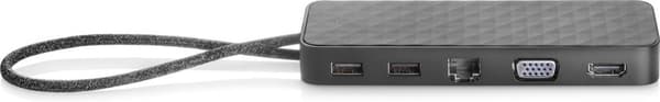 HP USB-C mini Dock - Dockningsstation - USB-C - VGA, HDMI - GigE - för Chromebook Enterprise x360; Chromebook x360; ProBook 430 G7, 440 G7, 450 G7; ZB