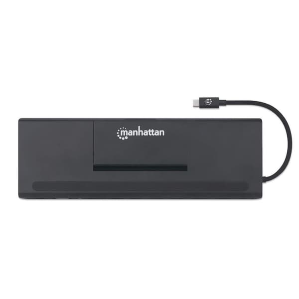 Manhattan 153478 USB-C dockingstation til bærbar computer Velegnet til mærke: Universal Inkl. opladningsfunktion
