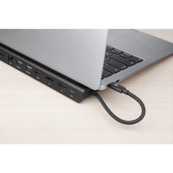 Manhattan 153478 USB-C dockingstation til bærbar computer Velegnet til mærke: Universal Inkl. opladningsfunktion