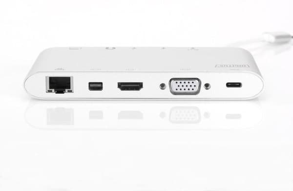 Digitus DA-70861 Dockningsstation för mobila enheter Silver