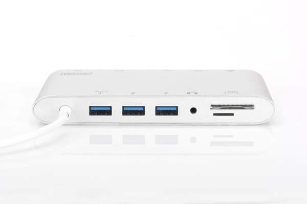 Digitus DA-70861 Dockningsstation för mobila enheter Silver