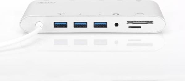 Digitus DA-70861 Dockningsstation för mobila enheter Silver