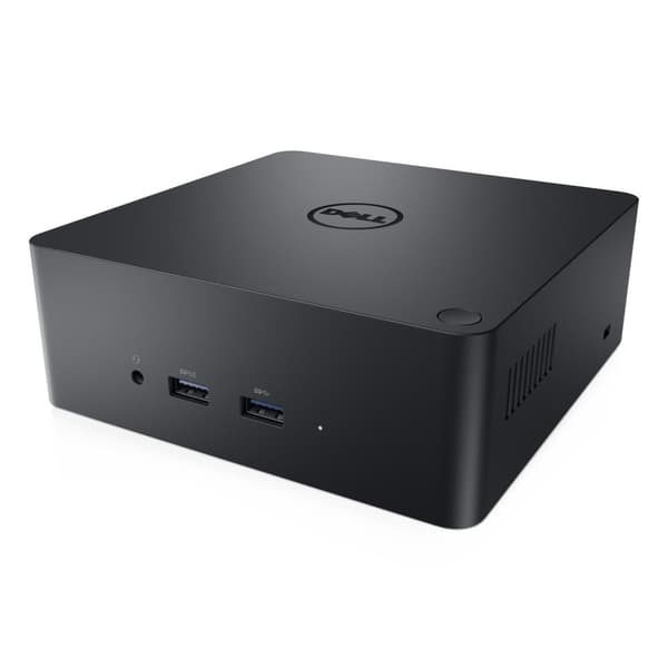 Dell Dual USB-C Thunderbolt Dock TB18DC - Dockningsstation - USB-C / Thunderbolt 3 - VGA, HDMI, DP, Mini DP, Thunderbolt - GigE - 210 Watt - för Preci