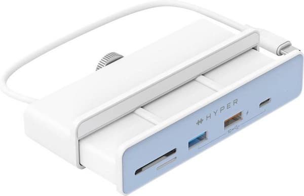 Hyper HyperDrive 6-i-1 USB-C Hub för iMac 24-tum