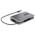 Pikkukuva 2 / 11: StarTech.com USB-C-moniporttinen sovitin, jossa USB-C DP Alt Mode -videolähtö / 4K HDMI 2.0 / VGA, USB-C Dual Monitor -telakointiasema, 100 W PD Pass-