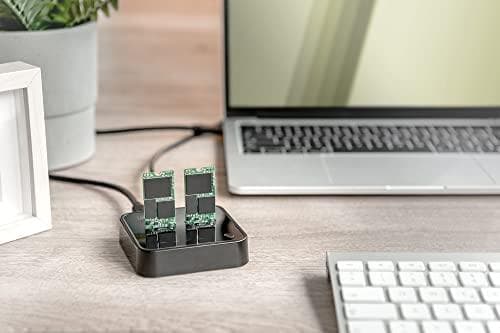 Digitus Dual M.2 NVMe SSD -telakointiasema offline-kloonitoiminnolla, USB-C™