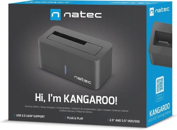 NATEC Kangaroo USB 3.2 Gen 1 (3.1 Gen 1) Typ-A Svart