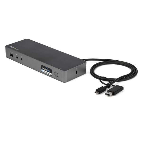 Startech.com Dual 4K Universal kannettavan tietokoneen telakointi - USB-C USB 3.0 - Dual 4K - 60 W PD