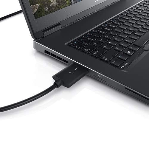 Dell docking Dual USB-C TB18 210W TB18DC, kablet, USB 3.2 Gen 1, 452-BDGO (TB18DC, Kabelført, USB 3.2 Gen 1 (3.1 Gen 1) Type-B, 3,5 mm, USB Type-A, US