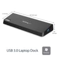 Miniatyrbillede 3 af 7: StarTech.com USB 3.0-dockingstation - Windows/macOS-kompatibel - Dobbeltskærme, HDMI/ DisplayPort eller 4K Ultra HD på én skærm - Dockingstation - USB