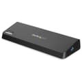 Miniatyrbillede 1 af 7: StarTech.com USB 3.0-dockingstation - Windows/macOS-kompatibel - Dobbeltskærme, HDMI/ DisplayPort eller 4K Ultra HD på én skærm - Dockingstation - USB