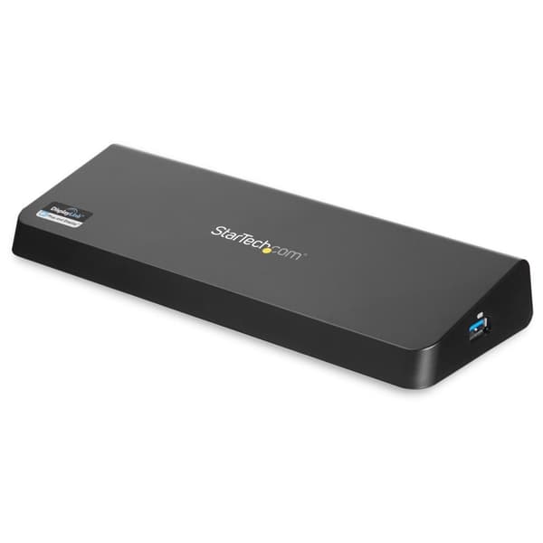 StarTech.com USB 3.0 -telakointiasema - Windows-/macOS-yhteensopiva - Kaksi näyttöä, HDMI/DisplayPort tai 4K Ultra HD yhdellä näytöllä - Telakointiase