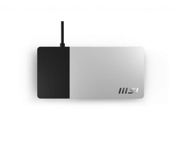MSI USB-C dockningsstation Gen 2 - USB 3.2 Gen 2 (3.1 Gen 2) Typ-C - DisplayPort - HDMI - RJ-45 - USB 2.0 - USB 3.2 Gen 2 (3.1 Gen 2) Typ-A - USB 3.2