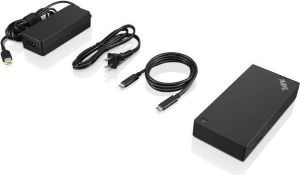 Lenovo 03X7609 kannettavan telakointiasema ja porttitoistin langallinen USB 3.2 Gen 1 (3.1 Gen 1) Type-C Black (03X7609)