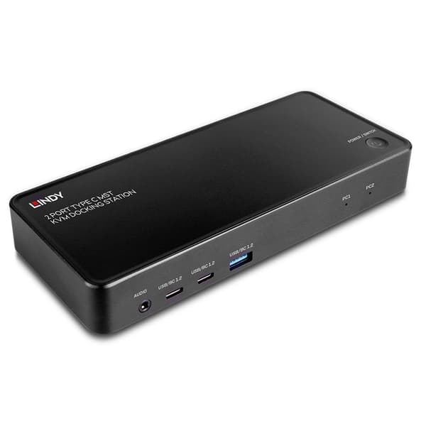 Lindy Dockningsstation 2 Port Typ C MST KVM (43202)