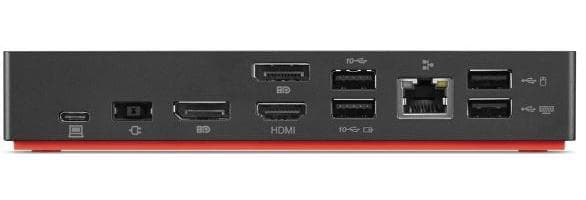 Lenovo 40AS0090EU kannettavan telakointiasema ja porttitoistin langallinen USB 3.0 (3.1 Gen 1) Type-C musta