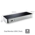 Miniatyrbild 2 av 8: StarTech.com Dual Monitor USB-C Dockningsstation för Windows - MST - 60W strömförsörjning - 4K - HDMI till DVI-adaptrar - Dockningsstation - USB-C / T
