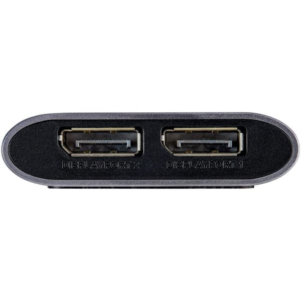 StarTech.com Thunderbolt 3 - Dual DisplayPort -sovitin DP 1.4 - Kaksi 4K 60 Hz tai yksi 8K/5K TB3 - DP-sovitin - Mac/Windows - USB/DisplayPort-sovitin