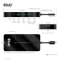 Miniatyrbild 6 av 11: Club 3D CSV-1595 - Dockningsstation - USB-C 3.2 Gen 1 - 2 x HDMI - GigE (CSV-1595)
