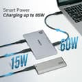 Miniatyrbild 4 av 6: Edimax TD-405BP 5-i-1 minidockningsstation - Thunderbolt 4 - 100 Watt (TD-405BP)