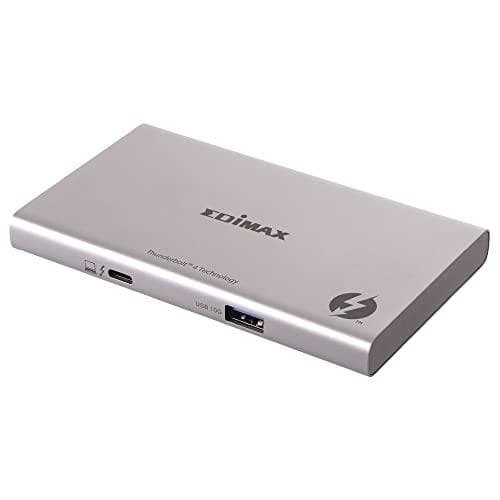 Edimax TD-405BP 5-i-1 mini dockingstation - Thunderbolt 4 - 100 Watt (TD-405BP)