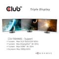 Miniatyrbild 7 av 8: Club3D USB Gen1 Type-C Triple Display Dynamic PD Laddningsdocka med 65 Watts laddare