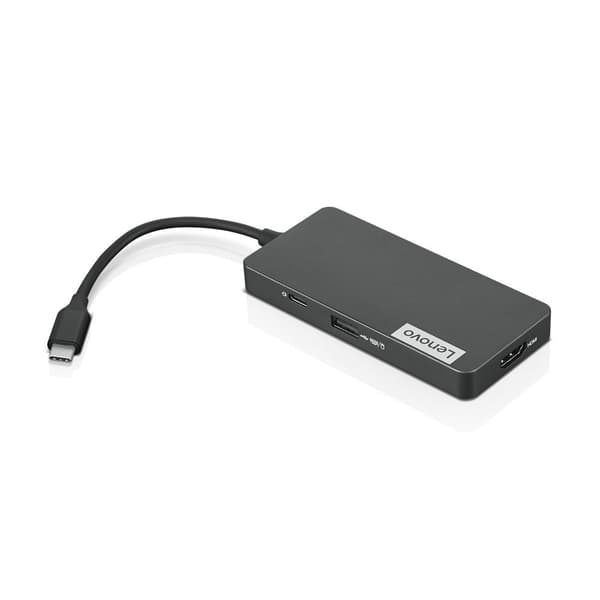 Lenovo USB-C 7-i-1 hub - dockingstation - USB-C - HDMI - til IdeaPad Slim 7 14ARE05, ThinkPad X13 Gen 2, Yoga Duet 7 13, Yoga Slim 7 Pro 14