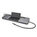 Miniatyrbild 1 av 9: I-TEC USB-C Metal 4K 3xDisplay DS 1xHDMI 1xVGA 1xDP 1xSD+1x microSD-kortläsare 1xGLAN 1x3.5mm Audio 2xUSB 3.0 2xUSB 2.0 1xUSB-C PD (C31FLATDOCKPDPRO)
