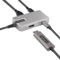 Miniatyrbild 5 av 10: StarTech.com USB-C Multiport Adapter - USB-C till 4K 60Hz HDMI 2.0 - 100W Power Delivery Pass-through - 3-Port 10Gbit/s USB 3.1 Hub - Reseadapter USB