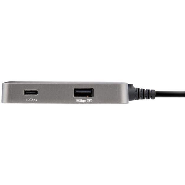 StarTech.com USB-C Multiport Adapter - USB-C till 4K 60Hz HDMI 2.0 - 100W Power Delivery Pass-through - 3-Port 10Gbit/s USB 3.1 Hub - Reseadapter USB