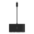 Miniatyrbillede 2 af 6: Belkin USB-C multimedieadapter - sort (HDMI 4K, VGA, Gigabit Ethernet, USB-A 3.0)