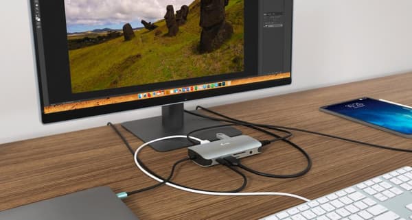 I-TEC USB-C Metal Nano Dock 1xHDMI 1xVGA 1xSD-kortläsare 1xmicroSD-kortläsare 1xGLAN 1xAudio/Mic 3xUSB 3.1 1xUSB-C Data 1xUSB-C PD (C31NANODOCKVGAPD)