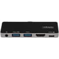 Miniatyrbild 3 av 5: StarTech.com USB-C Digital AV Multiport Adapter - USB-C till 4K 60Hz HDMI 2.0 - USB-C Power Delivery 100W - 3-Port USB 3.0 Hub - Ljud - USB-C Mini Doc