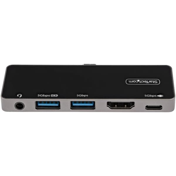 StarTech.com USB-C Digital AV Multiport Adapter - USB-C till 4K 60Hz HDMI 2.0 - USB-C Power Delivery 100W - 3-Port USB 3.0 Hub - Ljud - USB-C Mini Doc