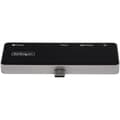 Miniatyrbild 4 av 5: StarTech.com USB-C Digital AV Multiport Adapter - USB-C till 4K 60Hz HDMI 2.0 - USB-C Power Delivery 100W - 3-Port USB 3.0 Hub - Ljud - USB-C Mini Doc